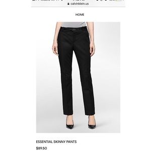CALVIN KLEIN essential skinny trousers
